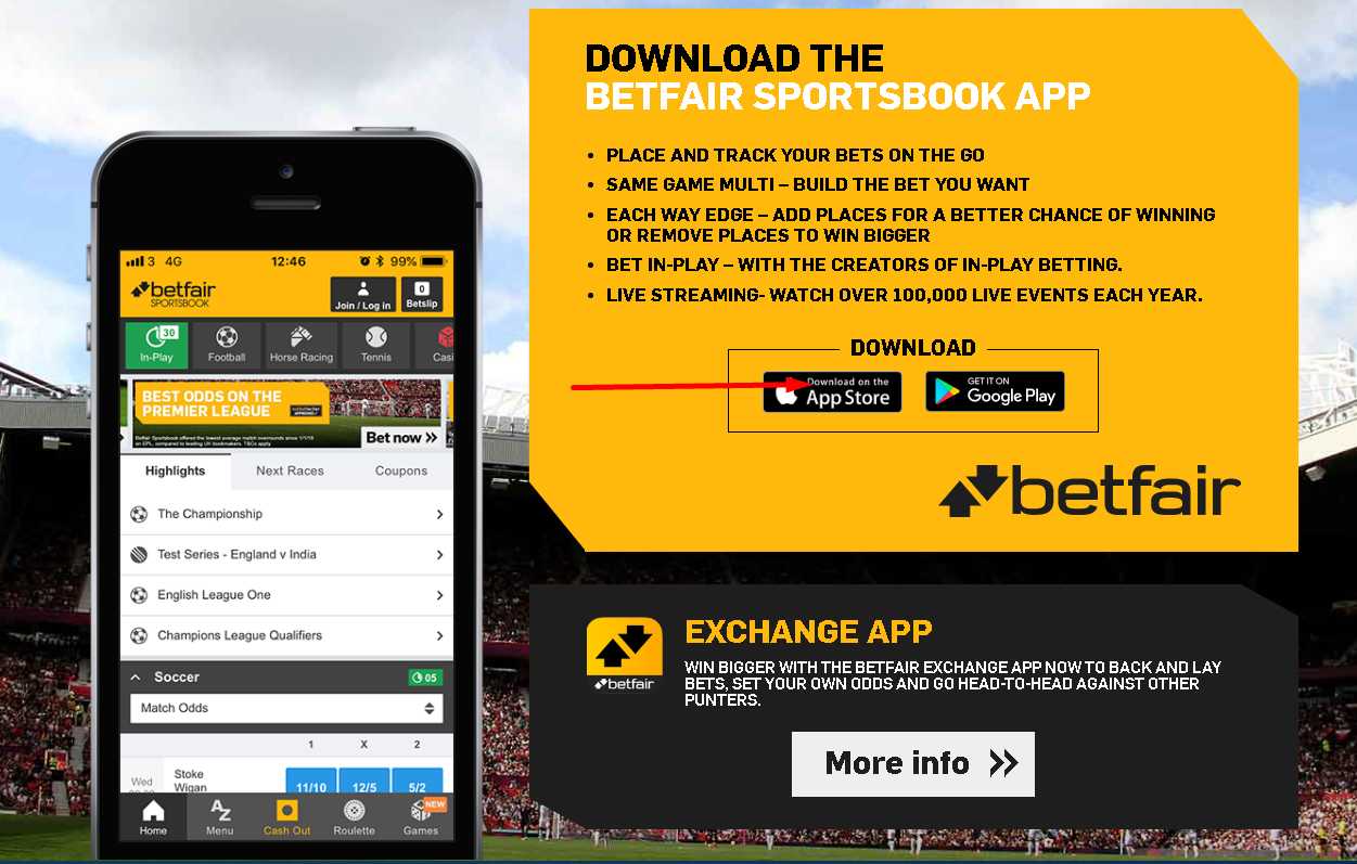 Download and Install Betfair app for iOS